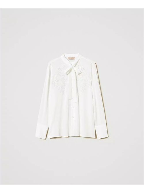 camicia donna bianca TWINSET | TP2690/00282